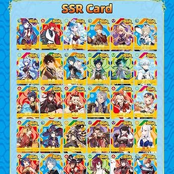 Amazon.co.jp: RZAHUAHU G-I TCGカード 5R - miHoYo ブースター